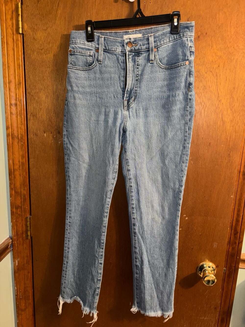 Madewell The Perfect Vintage Jean Size 29 Distressed Raw Hem